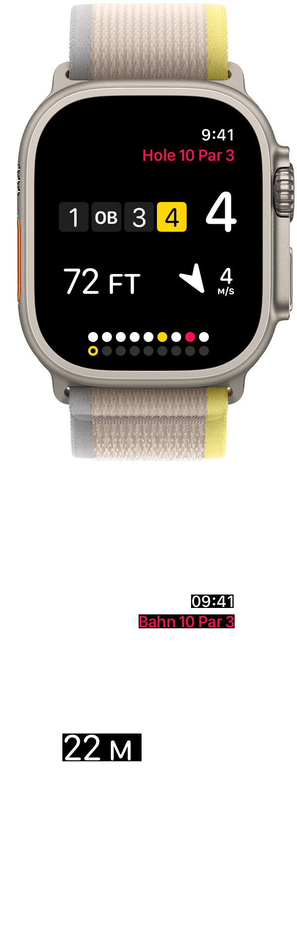 Overstable app on the Apple Watch Ultra